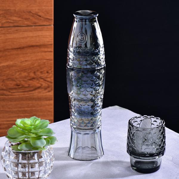 Gelas de bebida em forma de peixe para decoração doméstica