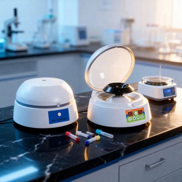 12000rpm Mini Centrifuge Machine Portable Laboratory Centrifuge Machines 7900xg For PCR DNA Labs