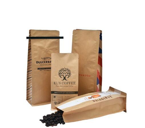 Printed k Kraft Paper Plastic Stand up Pouch/ Food Packaging Bag with Zipper And Window
