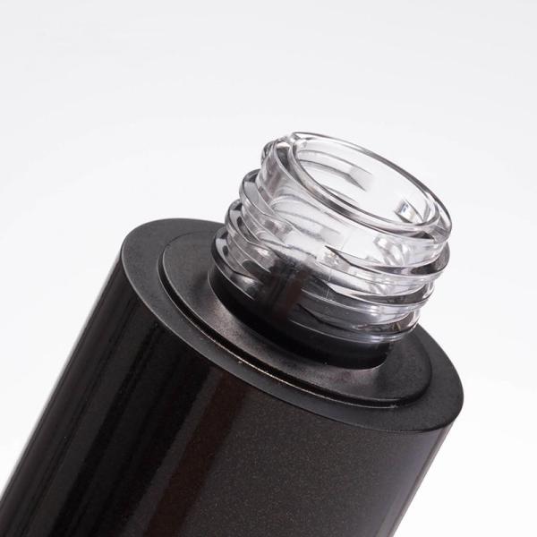 Botella privada de aire 15ml 30ml 80ml de la bomba de la loción del negro del ANIMAL DOMÉSTICO del OEM