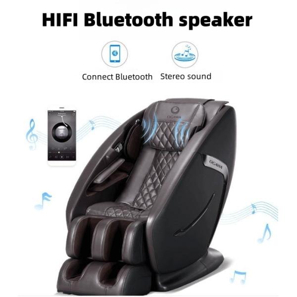 Black Massage Chair 2024 Smart Whole Body Electric Automatic Physical Therapy Massager Health Wellness Massage Bed