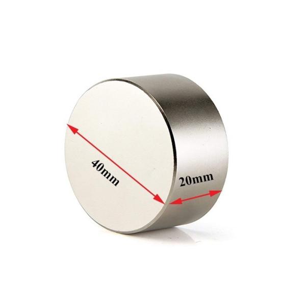 Супер сильный магнит мото 40x20 мм Неодимовый магнит с дисковым магнитом с толерантностью ± 1 мм