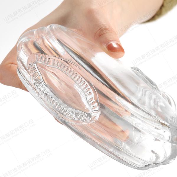 Garrafa de vidro vazia para decantador de uísque Globe 350ml 550ml 750ml Aceitável
