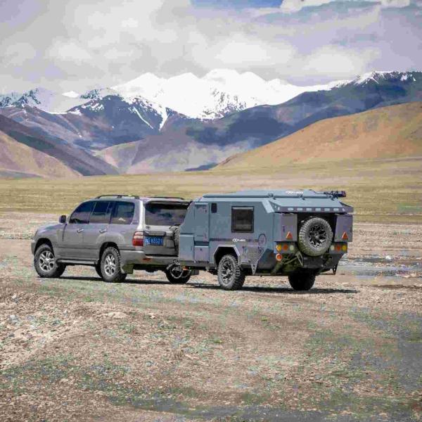 Airbag Suspension Offroad Rv Trailer Full Size Tire NJSTAR Trailer