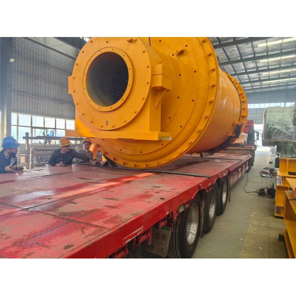 Cement Ball Mill with 7.1m3 Effective Volume for Dry Grinding at 24rpm Rotary Speed