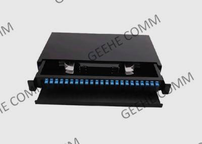 24 Port SC UPC Adapter Rack Mount 1U Patch Panel For Data Center