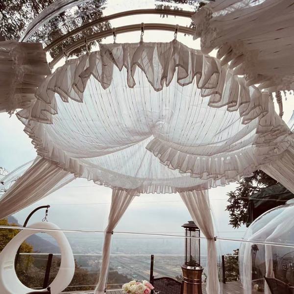 Clear Bubble Tents Precision Large Luxury Geodesic Transparent Outdoor Rohs Compliant