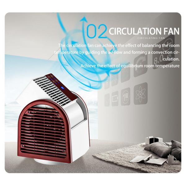 Portable Fan Bladeless Plastic Air Circulation Fan with 120 Degree Air Supply Angle