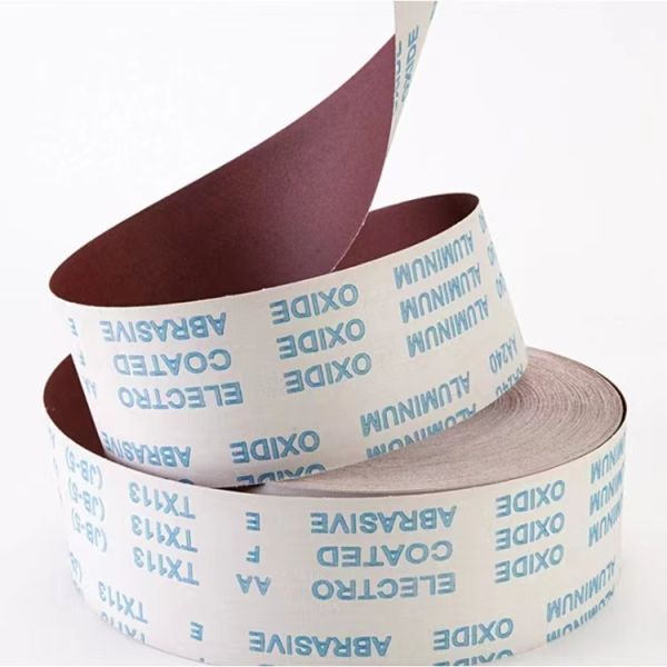 Tear Resistant Abrasive Cloth Roll Backed Sandpaper 60-600 Grit