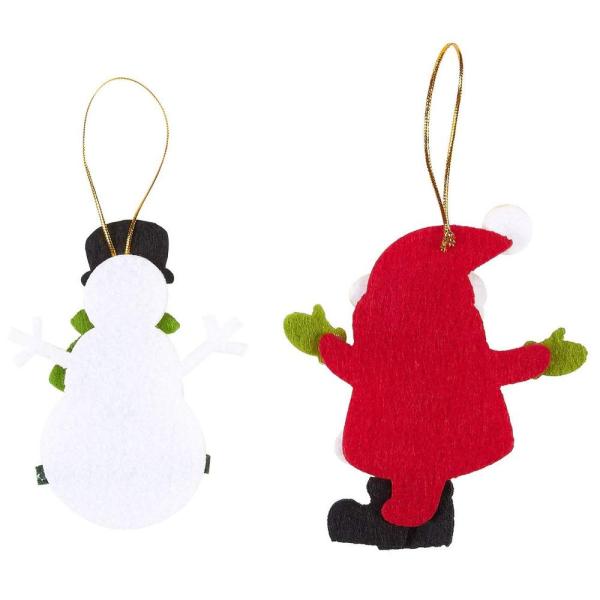 Personalized Wool Felt Christmas Party Crafts Ornament For Home Decorations