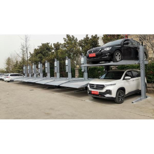Two Column Hydraulic Parking Lift 2700kg Hydraulic Stack Parking System