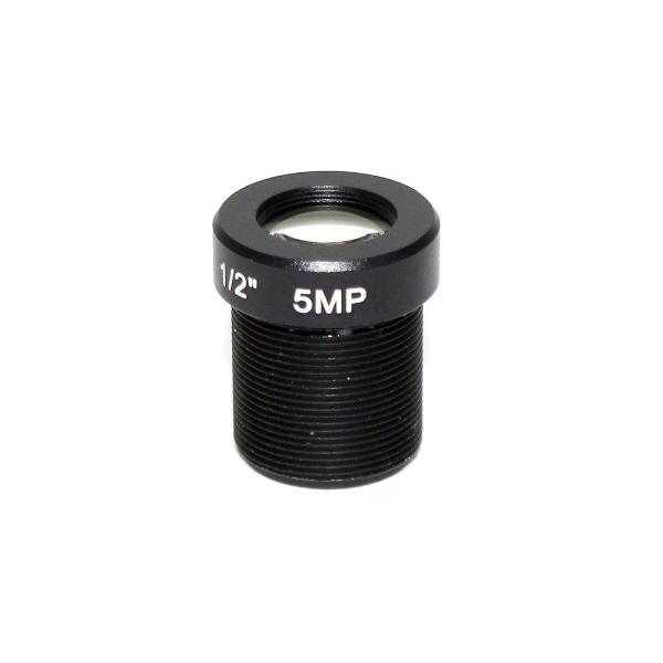 HD 5.0Megapixel 16mm CCTV Lens M12 IP Camera Lens F2.0 M12*P0.5 Fixed Iris 1/2 Image Format 96Degree Viewing Angle