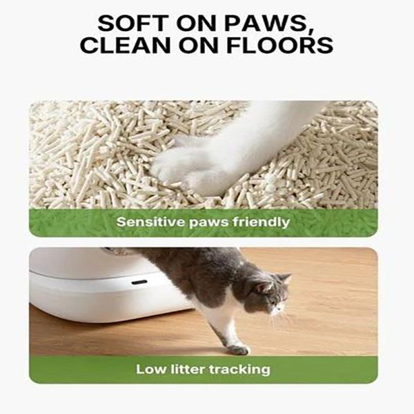 OEM/ODM Eco-Friendly Clumping High Water Absorption Rate Tofu Cassava Mixed Cat Litter