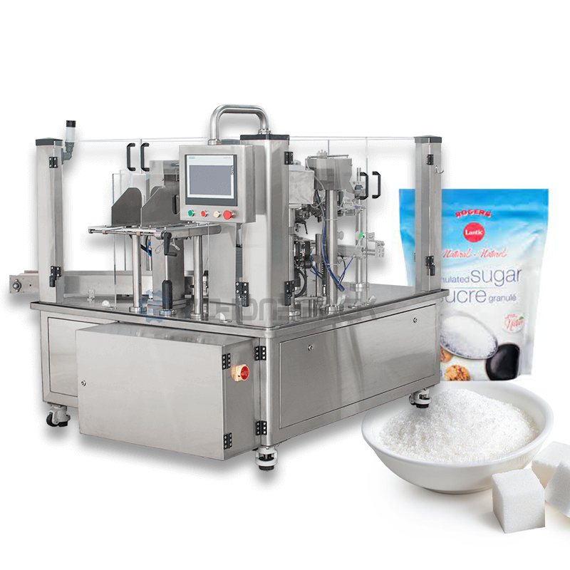 Fully Automatic PreMade Plastic Bags Weighing Packing Machine