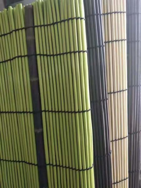 ECO Friendly Decoration Panels Privacy Carbonized Natural Reed wicker Fence Outdoor Garden Fencing