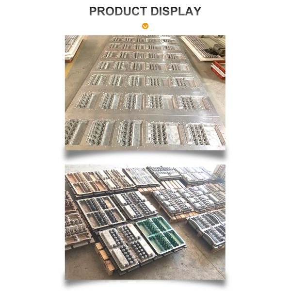 Custom Aluminum Egg Tray Mold CE Certified with Video Technical Support for Pulp Molding