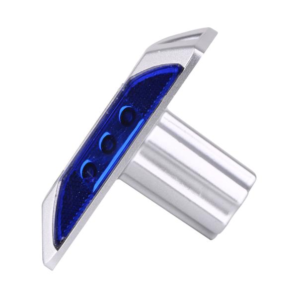 117mm IP68 Aluminum Solar Powered Road Studs , Blue Cats Eyes On Motorway