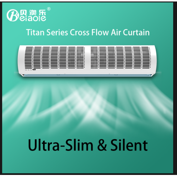 3m Height Door Air Curtain HVAC Cross Flow Ceiling Mounted Unit