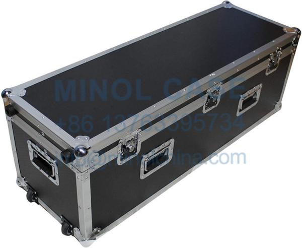 Durable Truck Case 48 Utility Flight Case With Inset Wheels Tool Flight Aluminum Carrying Case