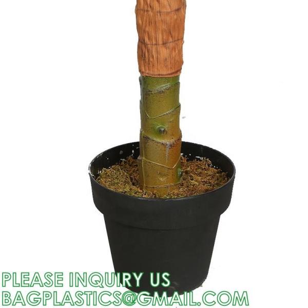 Artificial Plants 15 Inch Artificial Dripping Guanyin Tree Faux Plants Décor Indoor Outdoor,Fake Plastic Plants