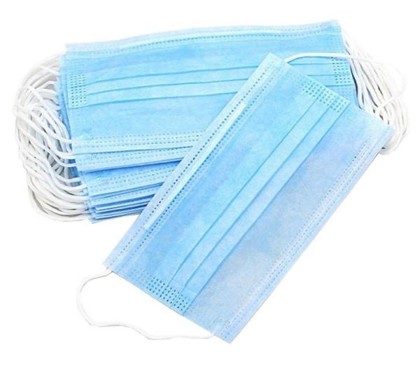 Non Woven Medical Grade Face Mask Three Ply Disposable Earloop Breathable Ce Fda
