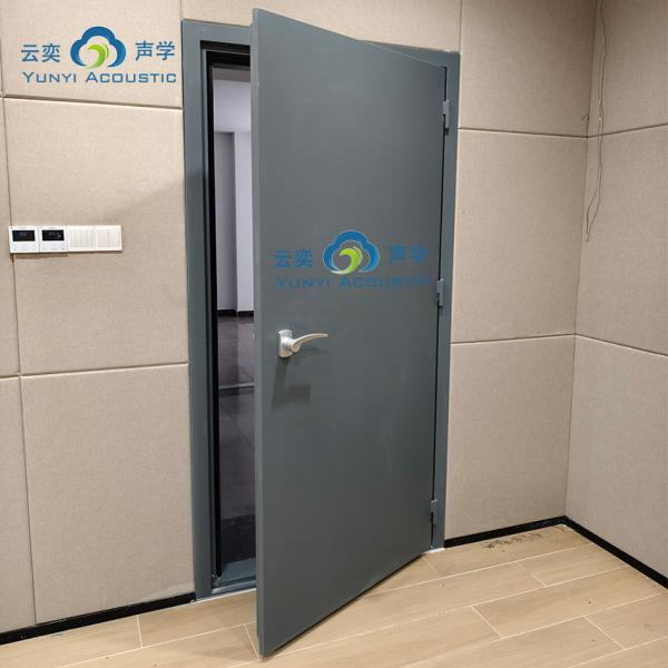 Soundproof Drum Room Music Studio Roomtransparent Noise Barrier Noise Isolation Door Vision Glass 60 Minutes Fireproof Home Acoustics With Bass Traps Cornernoise Cancelling Door STC 45dB