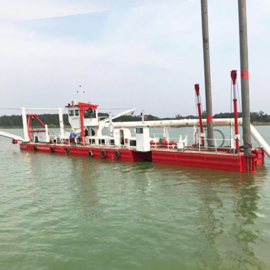 2500m3 18 pulgadas Cutter Head Río Máquina de dragado de mar Alimentada por energía diésel