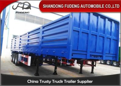 Pattern Floor 3mm 3 Axles 0.6M 40Ft Side Wall Semi Trailer