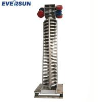 Aço inoxidável 304 transportador de elevador seco em espiral vertical para resfriamento de pó de cacau