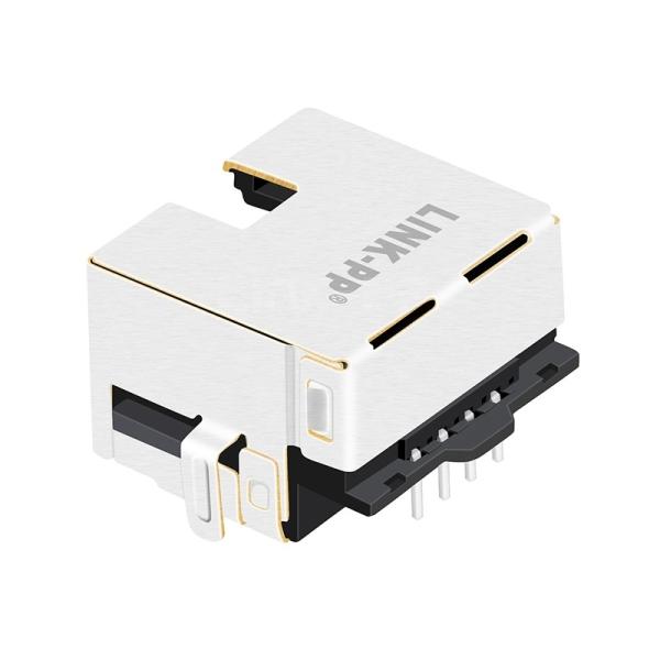 LPJE4733BHNL Green/Yellow LED PCB Edge THT RJ45 Jack es el conector RJ45 más bajo del mundo,Sólo 9.8mm