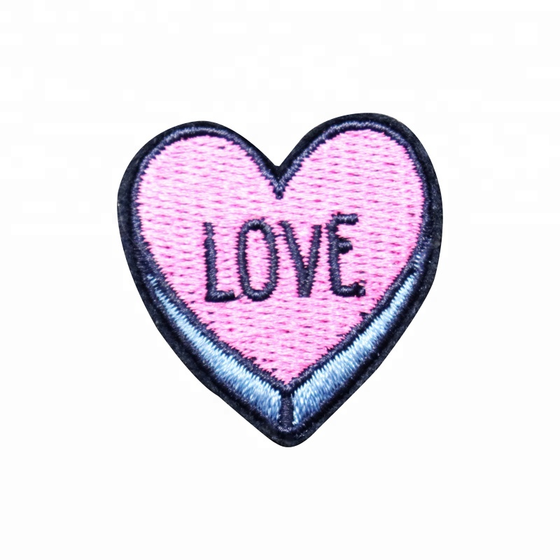 Custom Embroidery Ready Made Hand Cotton Sewing 3D Patches for Clothing