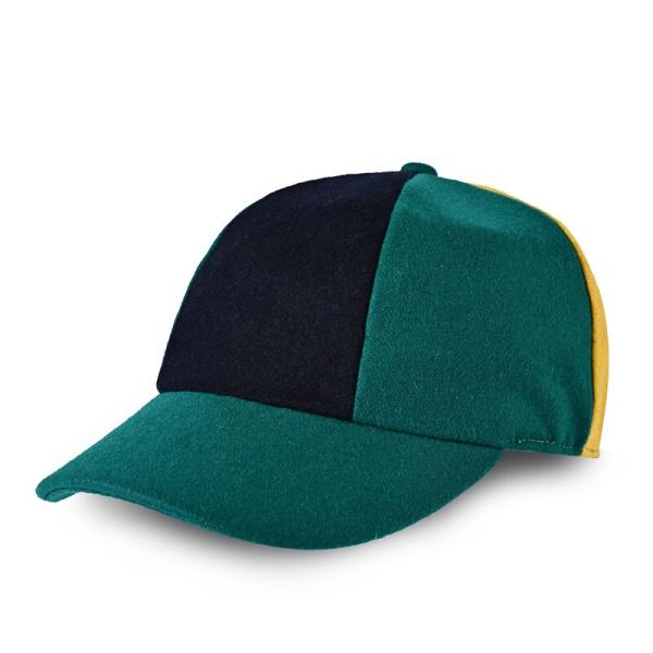 Cricket Baggy Wool 8 Panel Baseball Caps 58cm Cotton Pantone Color