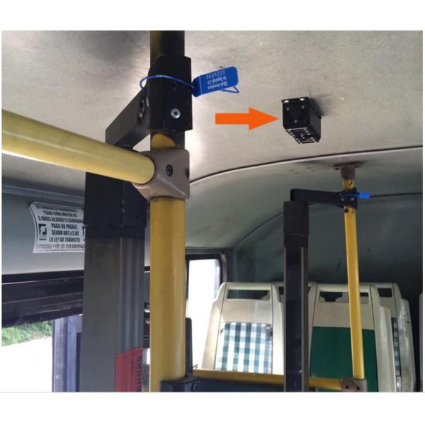 Dvr mobile de contre- voiture de passager, alarme électronique MDVR de la barrière IR pour le système de sécurité de flotte d'autobus