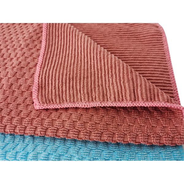 40x40 Cm Jacquard Car Polish Rags Wash High Quality Microfiber Towels For Cars