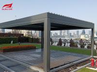 3x4m Motorized Aluminum Louvered Roof Led Light Rodent Proof Swimming Pool