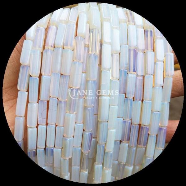 Aventurina verde natural Agata india rectangular de forma cuadrada Filamentos de cuentas de piedras preciosas para joyería DIY y energía curativa