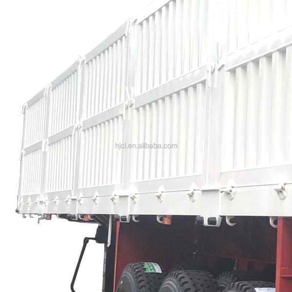 Transport coal cargo High Side Wall CIMC HUAJUN Cargo Trailer for Livestock Transport