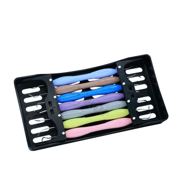 Инструмент для заполнения зубной смолы из комбинированной смолы 7 штук из нержавеющей стали