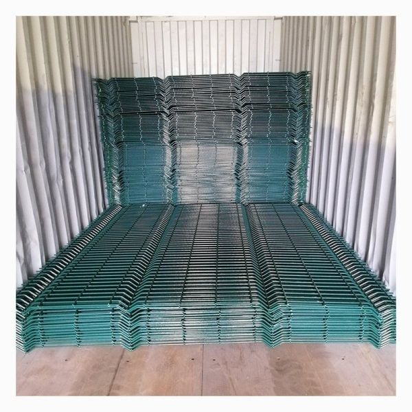 Galvanized Mesh 3d Curved Fence For Airport Railway Prison