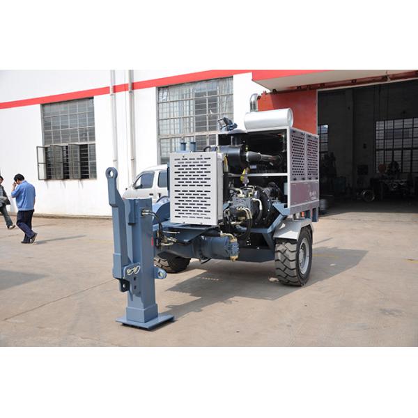 Transmission Line Stringing Equipment 60kN Hydraulic Puller Machine With Cummins Engine