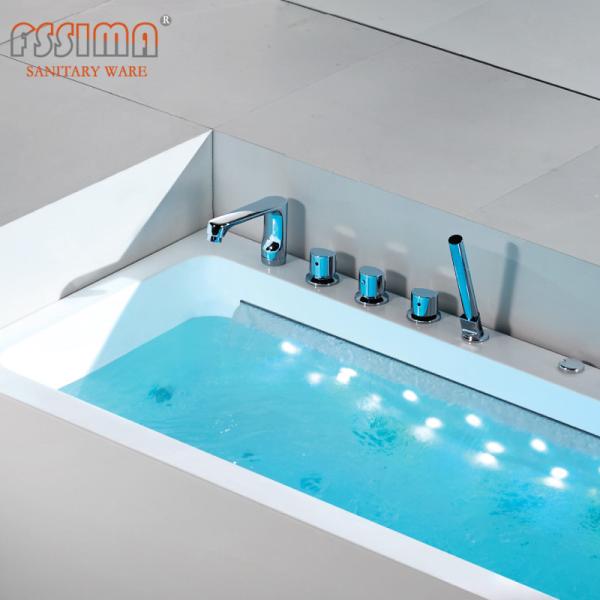 Cuba de Jacuzzi pequena 1600x750x580mm da pessoa do retângulo um da banheira de hidromassagem da única pessoa