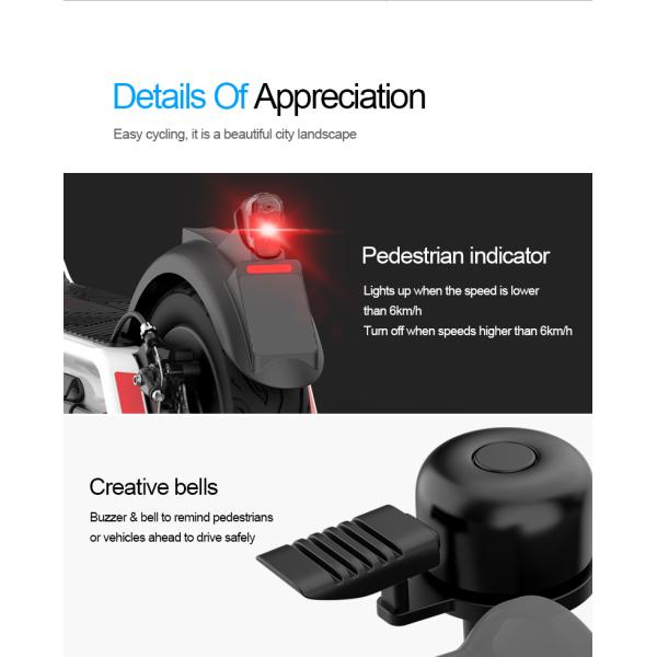 Scooter électrique unisexe X9 16,5Ah batterie 850w moteur design pliable Net/poids brut 20KG/21KG EU/US entrepôt livraison