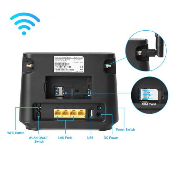 CPE модема сети Cat4 маршрутизатора Lte 4g мини Wifi маршрутизатора 300mbp беспроводной