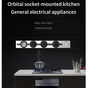 Поверхностный врезанный выход гнезда следа силы съемный модульный алюминиевый беспроводной