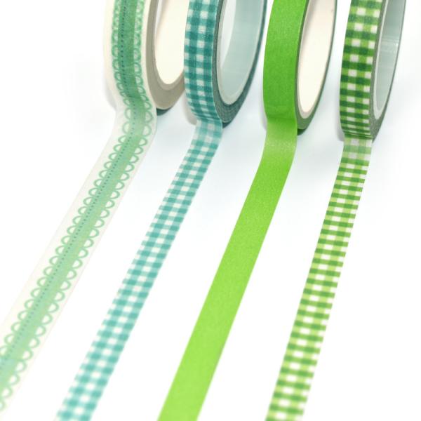 Красочная Writable коробка бумажной ленты Washi нестандартной конструкции Китая водоустойчивая установила в большую часть