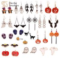 Les bijoux de boucles d'oreille de DIY Halloween, crâne drôle d'araignée de diable de Ghost d'horreur balancent des boucles d'oreille