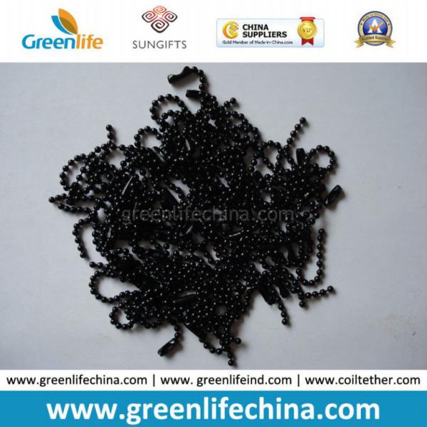 Decorative 2.0mm Metal /Stainless Steel Bead Ball Badge Chain
