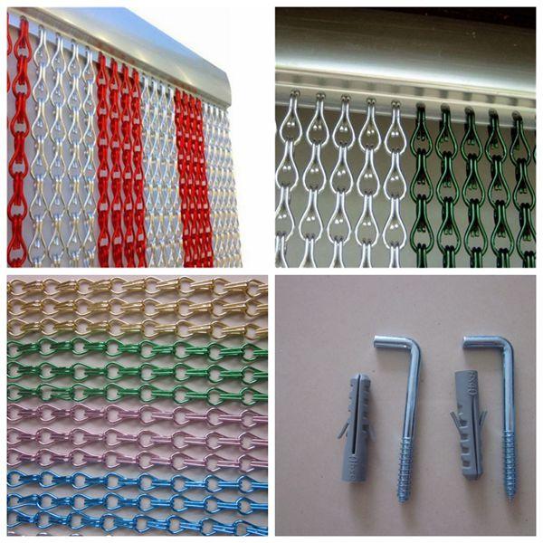 Aluminum  Chain Fly Screen As Door Curtain