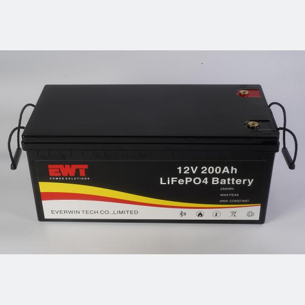 Bateria de baixa auto-descarga 12V 200Ah Lifepo4