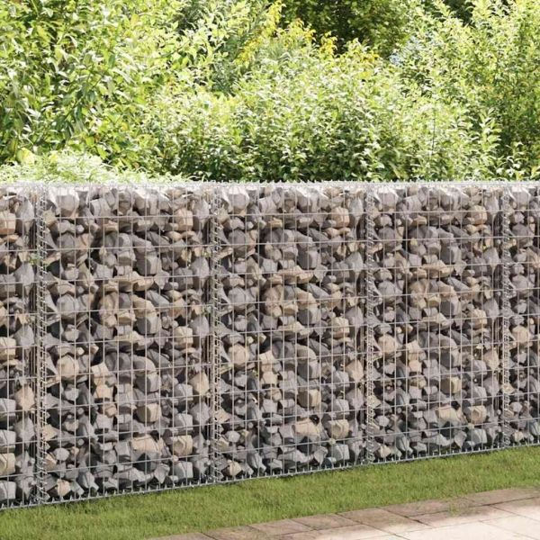 Gabion Mesh Wire Wall Panel, Galvanized Steel Gabion Wall With Covers, Garden Stone Wire Basket Fencing Gabion Mesh Wire Wall with Covers Galvanized Steel Garden Stone Wire Basket Fencing Patio